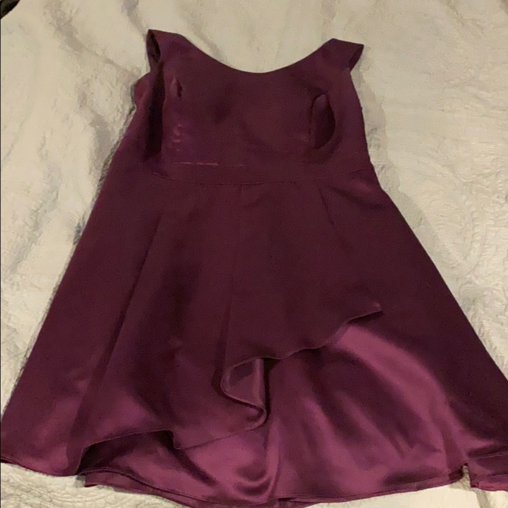 Purple bridesmaid dress